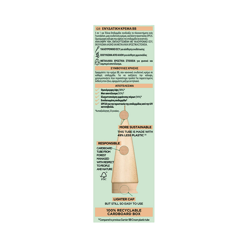 GARNIER - SKIN ACTIVE BB Cream Perfecting Care all in 1 (light) - 50ml